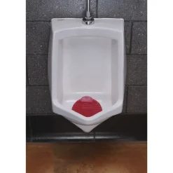Outlet S7-F-005I030M-82-AAA10-00 Slant7 with Terminator Urinal Screen - Forest Scent, Red (5/Box) Cleaning & Janitorial Supplies