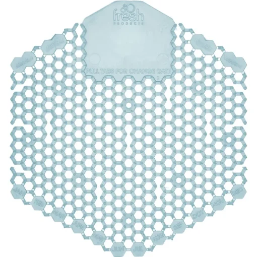 Discount 3WDS-F-010I060M-08 Wave 3D Urinal Deodorizer Screen - Ocean Mist Scent, Blue (10/Box) Odor Control