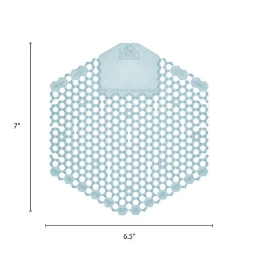 Discount 3WDS-F-010I060M-08 Wave 3D Urinal Deodorizer Screen - Ocean Mist Scent, Blue (10/Box) Odor Control