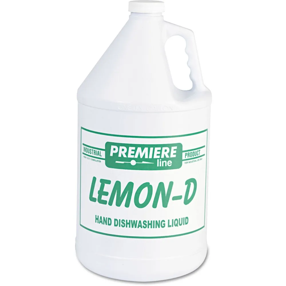 New 1 gal. Bottle Lemon-D Dishwashing Liquid - Lemon (4/Carton) Cleaning & Janitorial Supplies