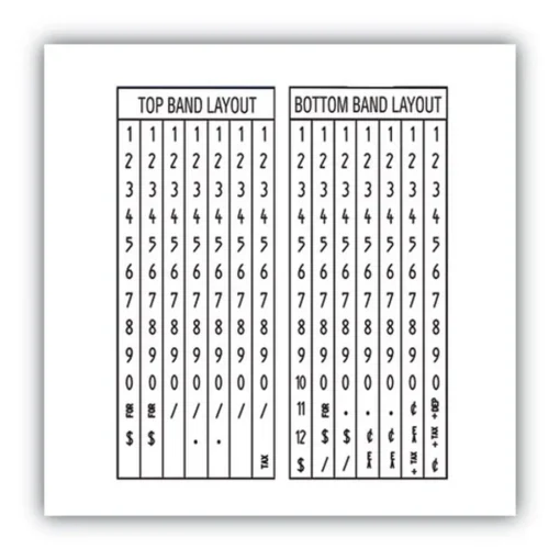 Clearance 0.81 in. x 0.63 in. Label Size 2-Line 7 Characters/Line Model 22-77 Pricemarker Labels & Label Makers