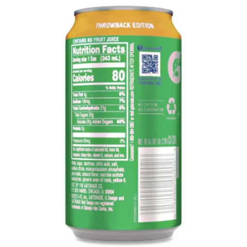 Hot G Series 11.6 oz. Thirst Quenchers - Orange (Carton of 24 Cans) Food And Snacks