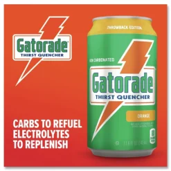 Hot G Series 11.6 oz. Thirst Quenchers - Orange (Carton of 24 Cans) Food And Snacks