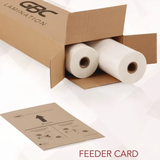 New EZload Nap I 1.5 mil 27 in. x 500 ft. Roll Film - Gloss Clear (2/Box) Office Presentation Supplies