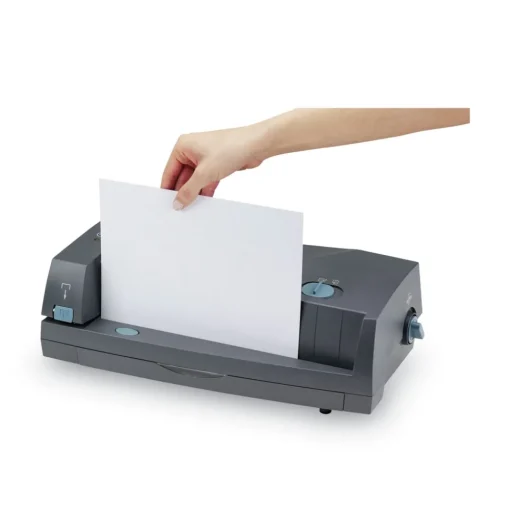 New 24-Sheet 3230ST Electric 2- to 3-Hole Adjustable Punch/Stapler - Gray Office Staplers & Punches