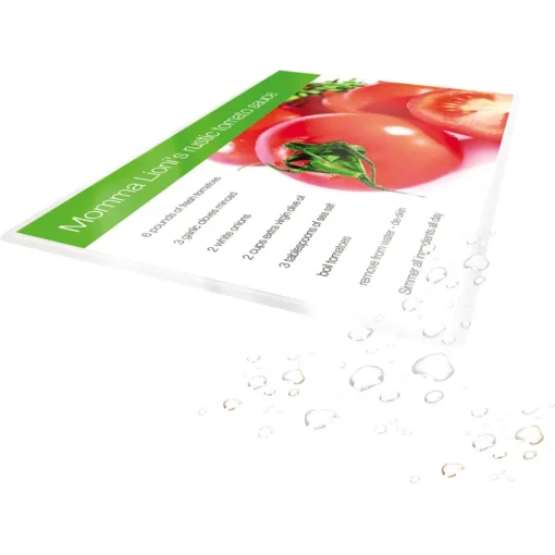 Best UltraClear 5.5 in. x 3.5 in. 3 mil Thermal Laminating Pouches - Gloss Clear (25/Pack) Office Presentation Supplies
