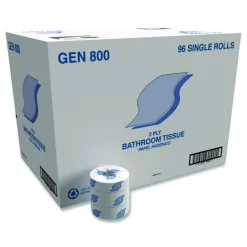 Hot 2 Ply Bath Tissue - White (96/Carton) Cleaning & Janitorial Supplies