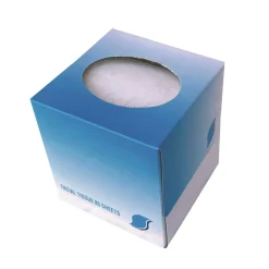 Best 2-Ply Facial Tissue Cube Box - White (85 Sheets/Box, 36 Boxes/Carton) Paper & Dispensers