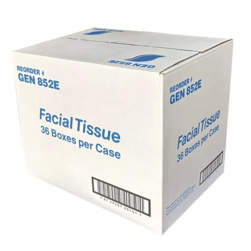 Best 2-Ply Facial Tissue Cube Box - White (85 Sheets/Box, 36 Boxes/Carton) Paper & Dispensers