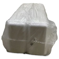 15PWH 14.44 in. x 7.88 in. x 1.37 in. #15P Meat Trays - White (200/Carton) Tabletop And Serveware