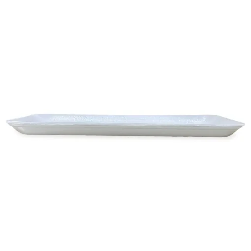 Sale 1525WH 14.5 in. x 8 in. x 0.75 in. #1525 Meat Trays - White (250/Carton) Tabletop And Serveware