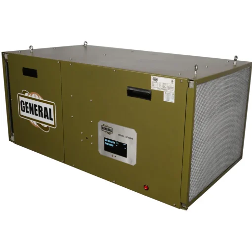 Best 1750, 1300 and 880 CFM Commercial Air Filtration System with SMART Laser Auto Control System Woodworking Tools