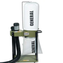 Clearance 110V 1 Phase 1 HP Dual Action Switch Commercial Dust Collector with 2 Micron Bag Filter Woodworking Tools