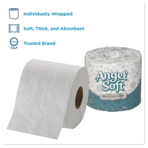 Outlet Angel Soft Ps 2 Ply Premium Bathroom Tissue - White (20/Carton) Cleaning & Janitorial Supplies