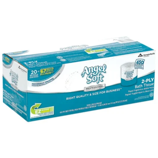 Outlet Angel Soft Ps 2 Ply Premium Bathroom Tissue - White (20/Carton) Cleaning & Janitorial Supplies