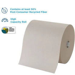 New Pacific Blue 7.87 in. x 1,150 ft. 1-Ply Ultra Paper Towels - Natural (3/Carton) Paper & Dispensers
