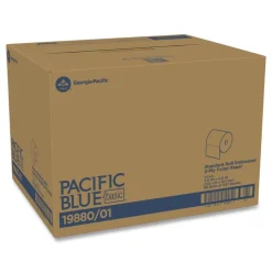 2-Ply Septic Safe Pacific Blue Basic Bathroom Tissue - White (550 Sheets/Roll, 80 Rolls/Carton) Paper & Dispensers