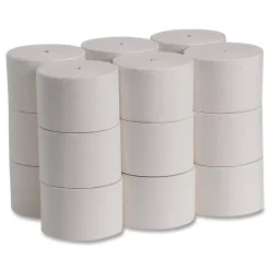 Discount Septic Safe Compact Coreless 1 Ply Bath Tissue - White (18/Carton) Paper & Dispensers