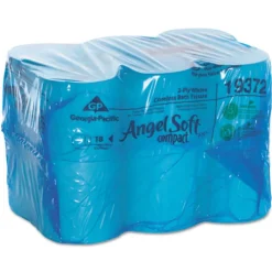 Discount 19372 Coreless 2 Ply Bath Tissue - White (18/Carton) Paper & Dispensers