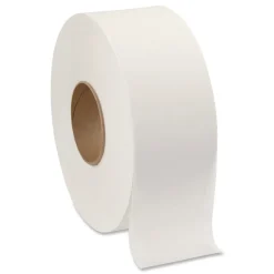 Outlet 1000 ft. 2 Ply Jumbo Jr. Bath Tissue Rolls - White (8/Carton) Cleaning & Janitorial Supplies