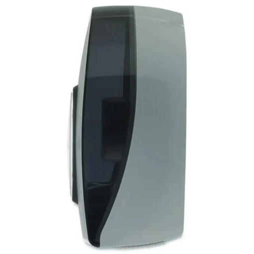 Hot 10.6 in. x 5.4 in. x 11.3 in. Jumbo Jr. Single Roll Bathroom Tissue Dispenser - Translucent Smoke Paper & Dispensers