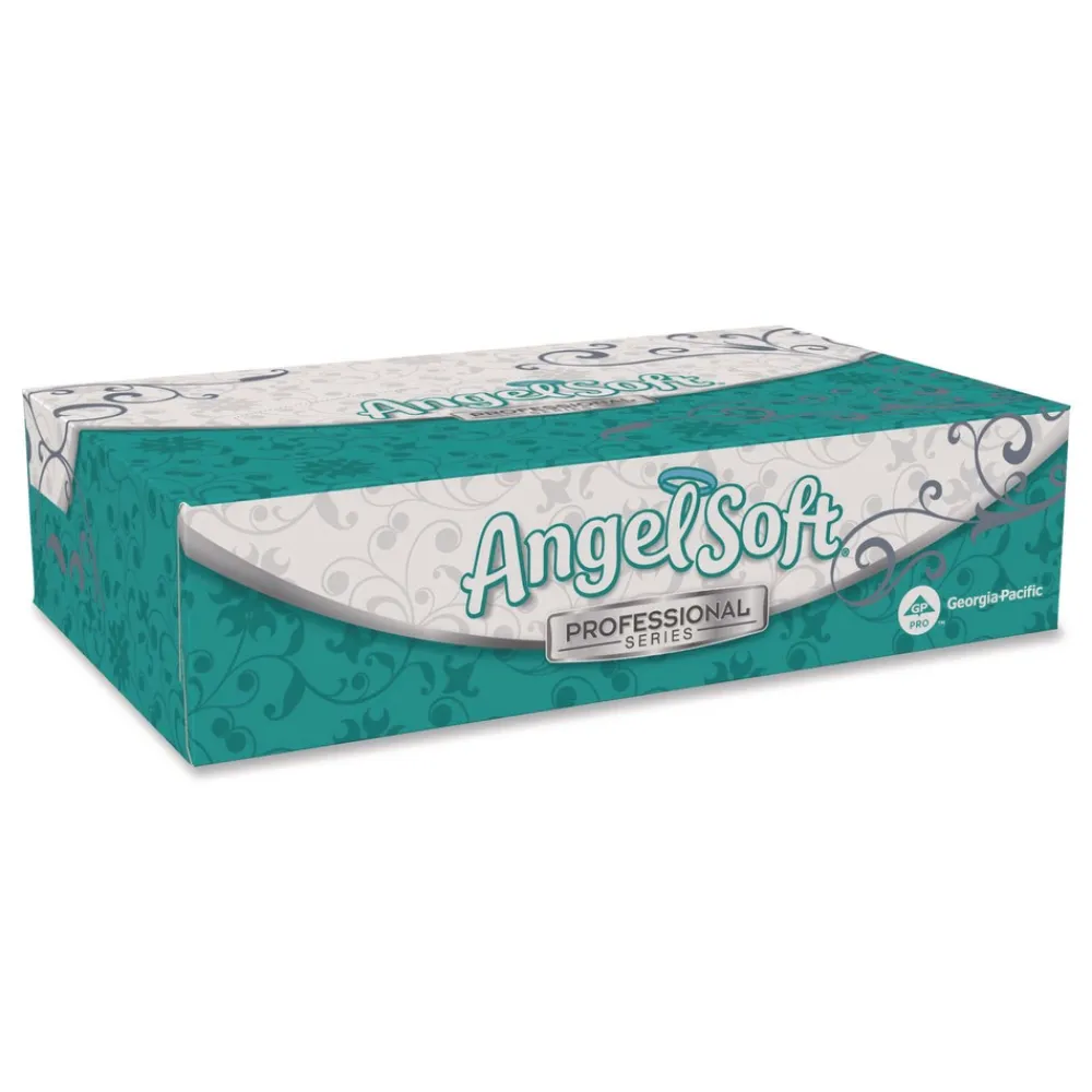 Outlet 2-Ply Premium Facial Tissue in Flat Box - White (1/Box) Paper & Dispensers