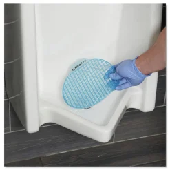 Hot ActiveAire Deodorizer Urinal Screen with Side Tab - Coastal Breeze Scent, Blue (12/Carton) Odor Control