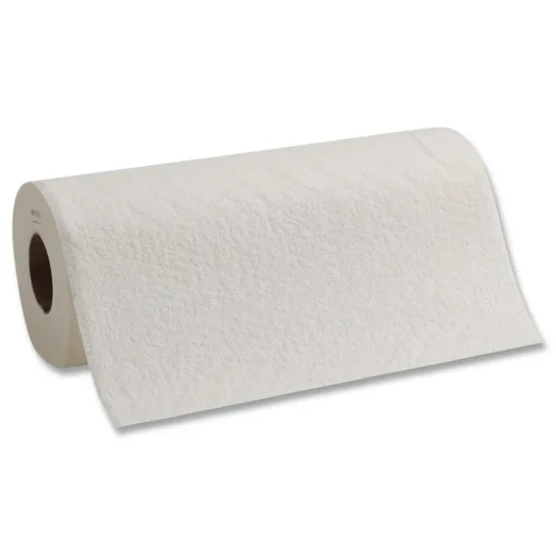 New 20085 11 in. x 9.38 in. 1-Ply Premium DRC Perforated Roll Wipers - Unscented, White (20 Rolls/Carton) Paper & Dispensers