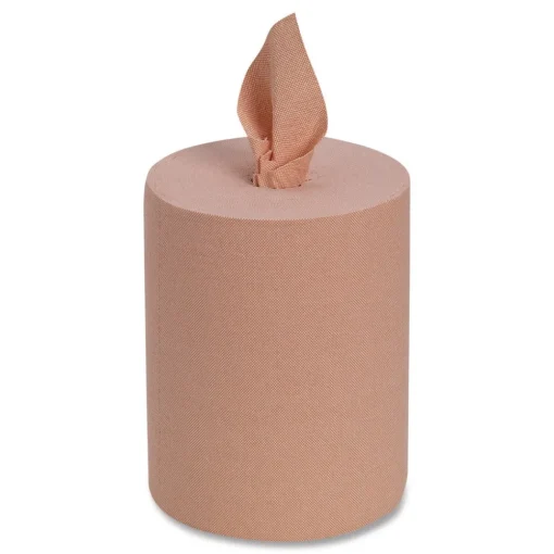 Online 10 in. x 13 in. 1-Ply Medium-Duty Wiper Refill - Unscented, Orange (2 Rolls/Carton) Paper & Dispensers