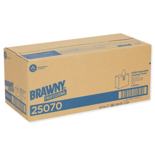 Outlet 9.1 in. x 16.5 in. Medium Weight HEF Shop Towels (500/Carton) Paper & Dispensers