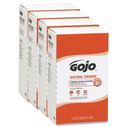 Clearance 2000 mL NATURAL ORANGE Pumice Hand Cleaner Refill - Citrus Scent (4/Carton) Skin Care & Personal Hygiene
