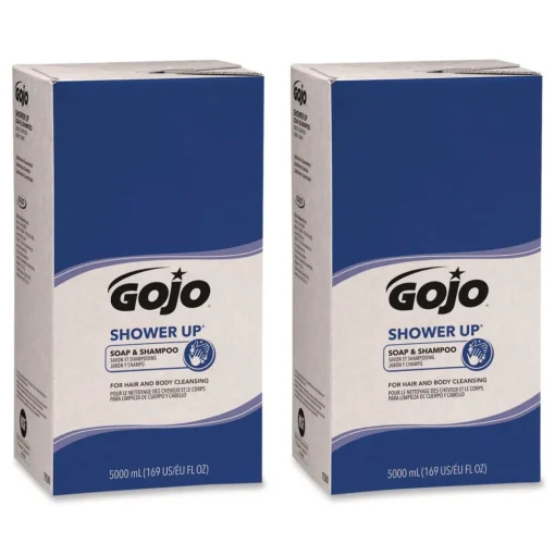 Discount 5000 mL Refill Bag SHOWER UP Soap and Shampoo - Clean (2/Carton) Cleaning & Janitorial Supplies
