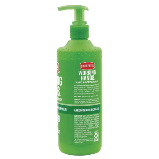 12 oz. Pump Bottle Working Hands Hand and Body Lotion - Unscented Cleaning & Janitorial Supplies