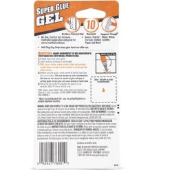 Sale 0.53 oz. Super Glue Gel - Dries Clear (4/Carton) Tapes & Adhesives