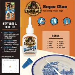 New Dries Clear 0.88 oz. Super Glue Tapes & Adhesives