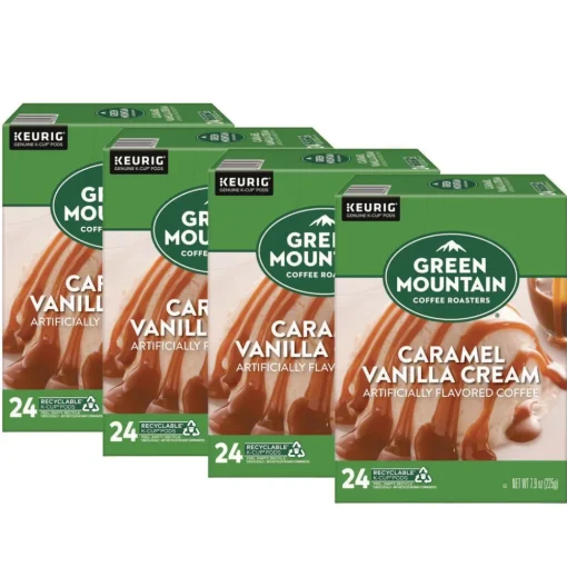 Hot 5000330109 Coffee K-Cups - Caramel Vanilla Cream (96/Carton) Food And Snacks