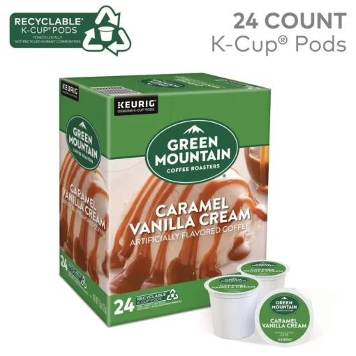 Hot 5000330109 Coffee K-Cups - Caramel Vanilla Cream (96/Carton) Food And Snacks