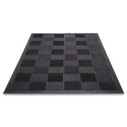 Best 36 in. x 60 in. Parquet Wiper Scraper Mat - Black Office Furniture & Lighting