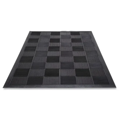 Best 36 in. x 60 in. Parquet Wiper Scraper Mat - Black Office Furniture & Lighting