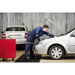 Best 24 x 36 Air Step Antifatigue Polypropylene Mat - Black Office Furniture & Lighting