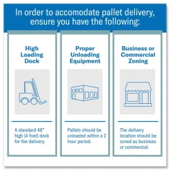 Hot Fore 8.5 in. x 11 in. 96 Bright 24 lbs. Bond Weight Multipurpose Print Paper - White (1-Pallet) Paper & Printables