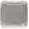 Outlet 4048-35-500 7.88 in. x 7.88 in. x 1.31 in. Aluminum 8 in. Square Cake Pan - Silver (500/Carton) Tabletop And Serveware