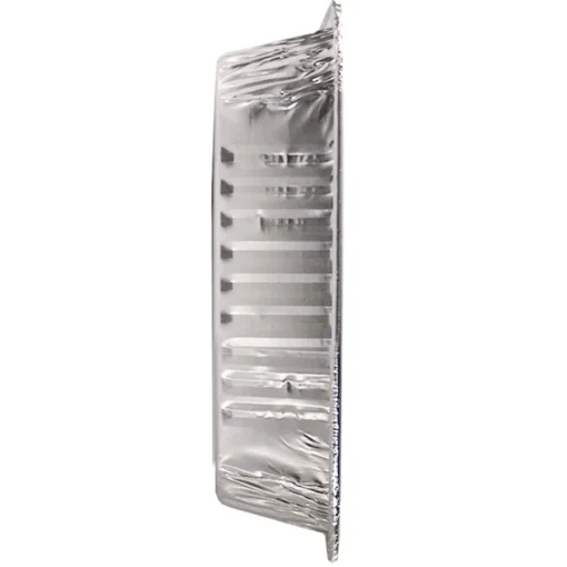 Outlet 4048-35-500 7.88 in. x 7.88 in. x 1.31 in. Aluminum 8 in. Square Cake Pan - Silver (500/Carton) Tabletop And Serveware