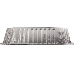 Outlet 4048-35-500 7.88 in. x 7.88 in. x 1.31 in. Aluminum 8 in. Square Cake Pan - Silver (500/Carton) Tabletop And Serveware