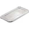 Discount 6.4 in. x 12.7 in. x 0.5 in. Steam Pan Foil Lids for One-Third Size Pan (200/Carton) Tabletop And Serveware