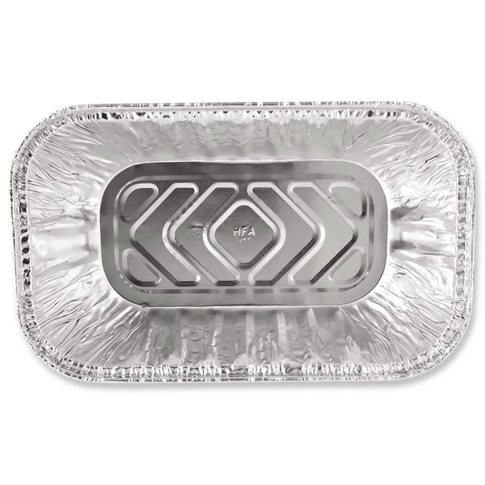 HFA 31730 5.72 in. x 3.31 in. x 2.03 in. 1 lbs. Capacity Aluminum Baking Pan (200/Carton) Tabletop And Serveware