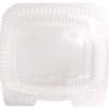Outlet HFA 6091S-250 8 in. x 3 in. x 8.87 in. 46 oz. Handi-Lock Plastic Food Container - Clear (250/Carton) Tabletop And Serveware