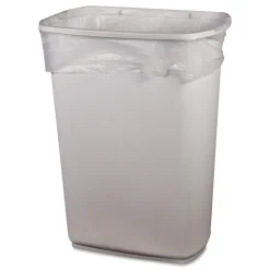 Outlet H8647SC 43 in. x 47 in. 56 gal. 1.1 mil Linear Low-Density Can Liners - Clear (100/Carton) Trash & Waste Bins