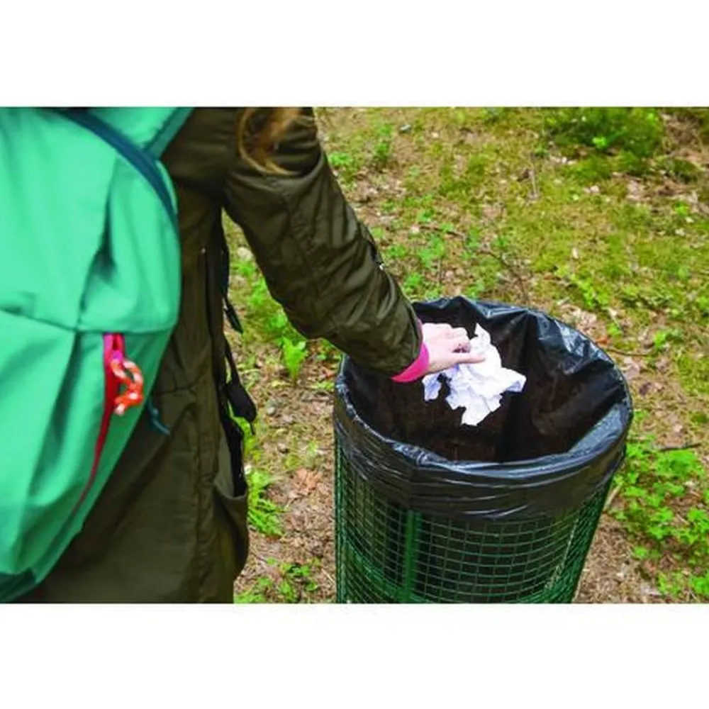 Clearance X8046AK 40 in. x 46 in. 45 Gallon 1.5 mil Reprocessed Resin Can Liners - Black (100/Carton) Trash & Waste Bins