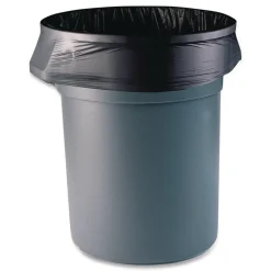 Hot X-Liner Reprocessed Liners 60 gal 2 mil 38 x 58 Black Perforated Roll (100/Carton) Trash & Waste Bins